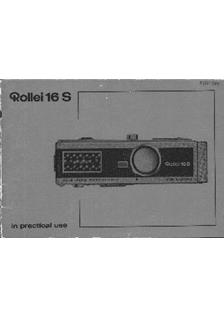 Rollei 16 S manual. Camera Instructions.